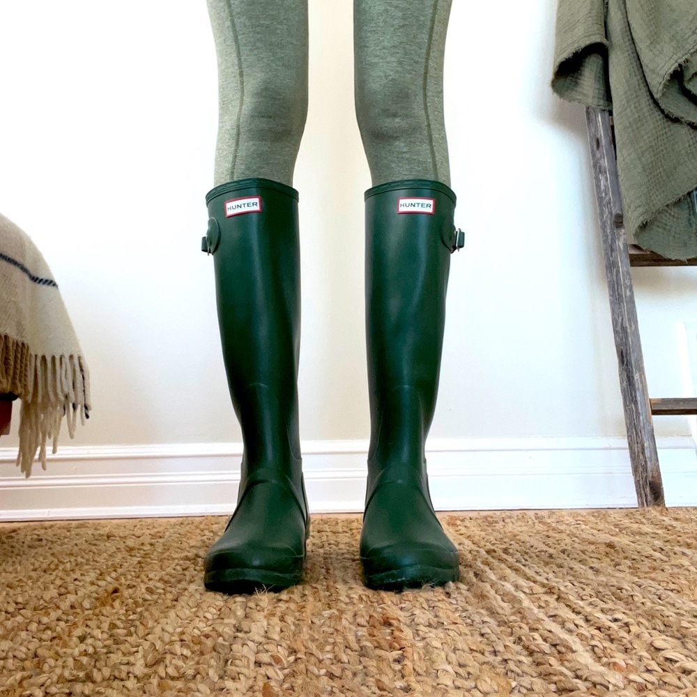 SALE Hunter Green Tall Boots - 9